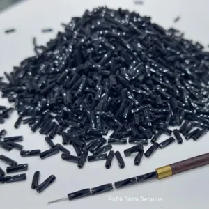 Black Bugle Beads