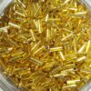 Uni Gold ,green moti, Glass Beads, seed beads lustur, round rocailles,