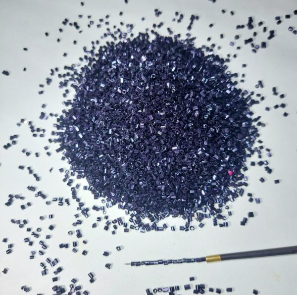 Purple Two cut Beads