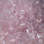 Pink nalki, green moti, Glass Beads, seed beads lustur, round rocailles,