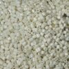 Cut Cream Cut, green moti, Glass Beads, seed beads lustur, round rocailles,